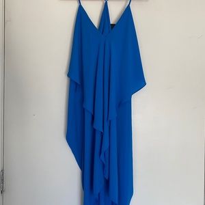 Olivaceous Strappy Blue Dress